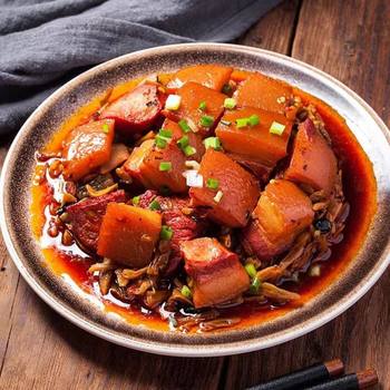 Heated and Ready-To-Eat Tiger Skin Braised Pork Hot Pot Skewers Maocai Ingredients Cooked Pork Snacks Braised Pork Wholesale