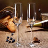 Crystal Champagne Glasses, Lead-Free Sparkling Wine Goblets Set, Party High-Value Champagne, Liqueur, White Wine Glasses