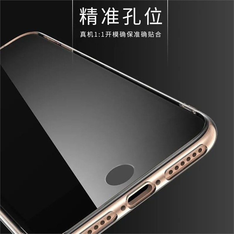 Suitable for Apple 6 7 8 Anti-Fall Shell 6Splus/7P/8P Lens Full Edge Protective Cover Se2/3 Transparent Soft Shell