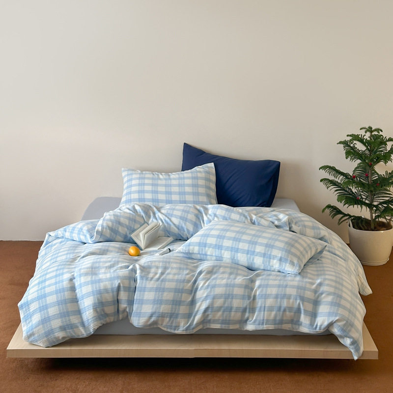 しわ糸ライスル-ベビーブルー