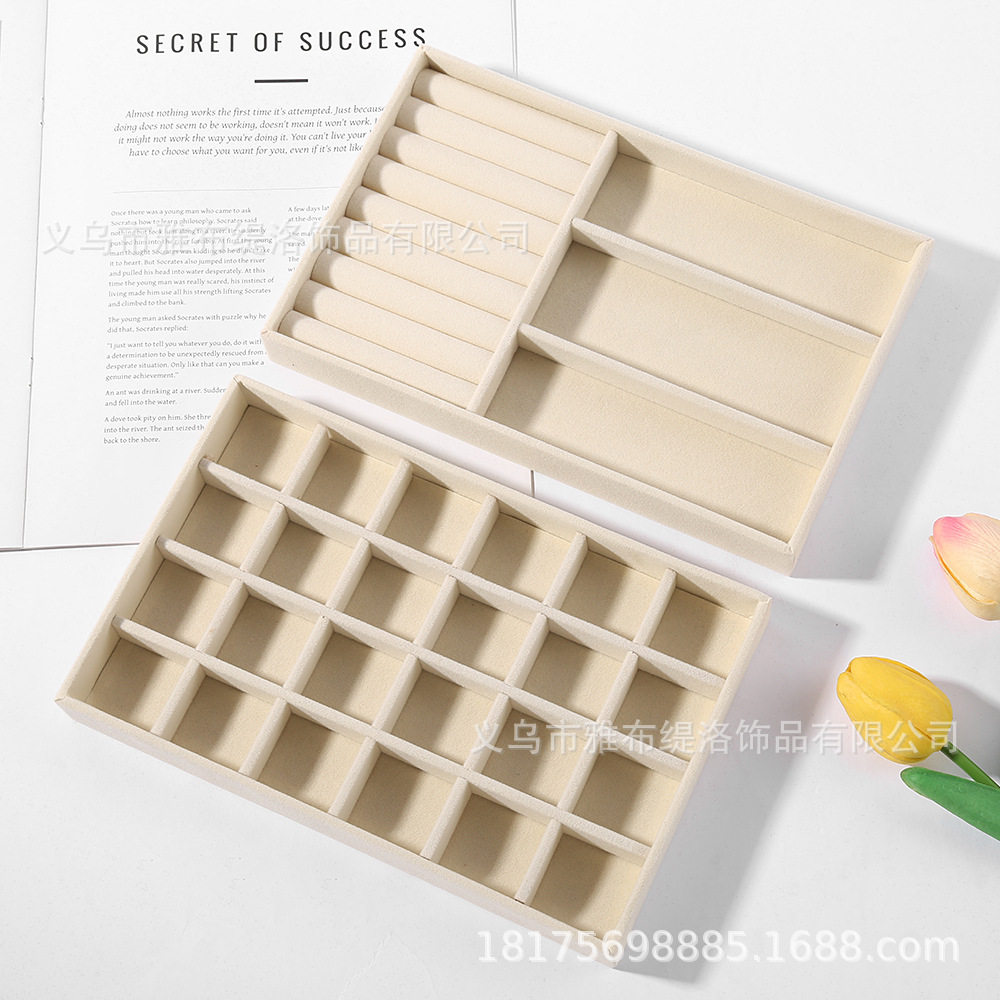 Large Jewelry Storage Box Jewelry Display Plate Earrings Necklace Earrings Bracelet Ring Storage Box Jewelry Display Stand