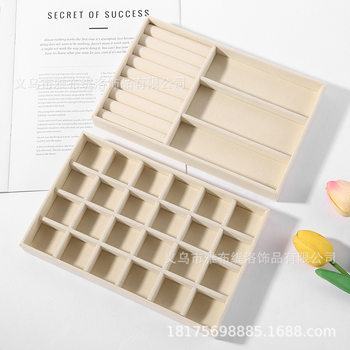 Large Jewelry Storage Box Jewelry Display Plate Earrings Necklace Earrings Bracelet Ring Storage Box Jewelry Display Stand