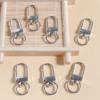 New U-Shaped Lobster Clasp Keychain Door Buckle Jewelry Accessories Zinc Alloy Electroplated Dog Buckle Luggage Jewelry Accessories Wholesale