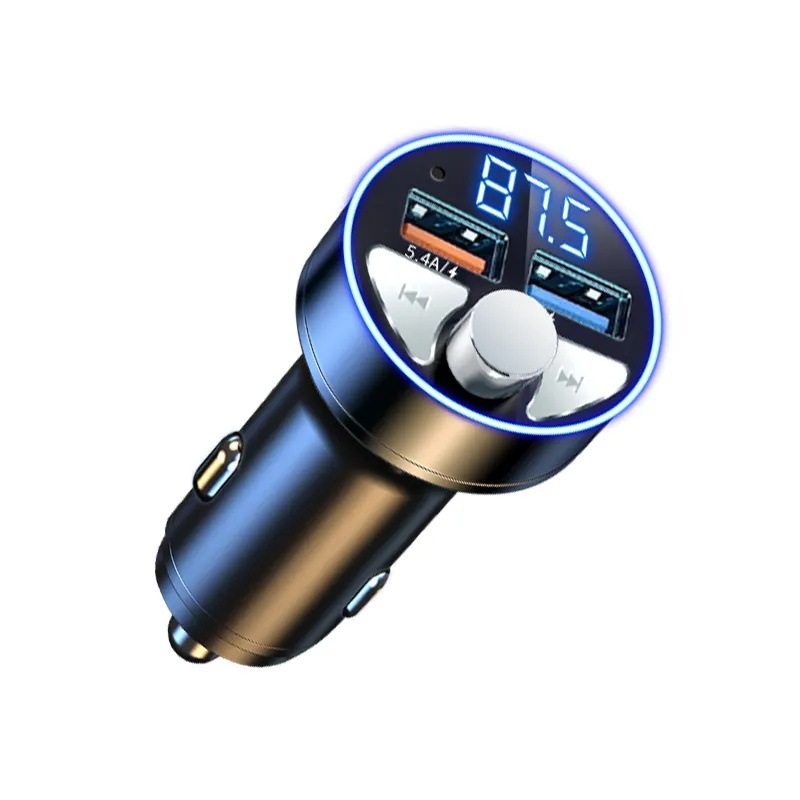 Car charger super fast charging bluetooth player voice navigation broadcast hands-free call car charger cigarette lighter