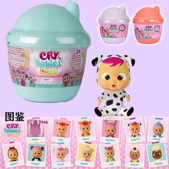 Authentic Cry Babies Crying Doll Magic Crying Story House Blind Box Series Surprise Doll Pet Toy