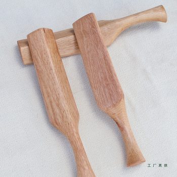 Old-Fashioned Laundry Stick Solid Wood Laundry Stick Household Thickeneded Solid Wood Washboard Household Size
