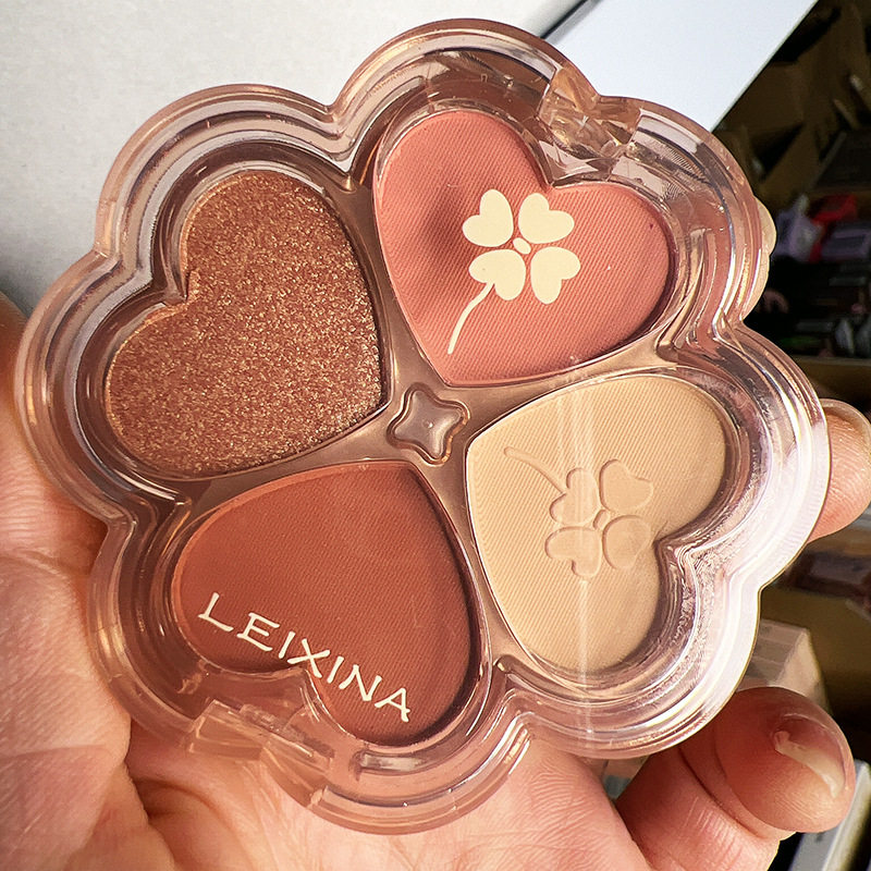 Douyin Live Broadcast Welfare Eyeshadow Palette Four-Color Eyeshadow Palette Student Beginner Eyeshadow Live Eyeshadow Palette