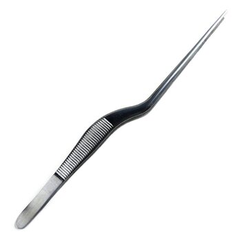 Ear-Picking Tools Stainless Steel Tweezers Ear-Picking Goose Feather Stick Set Technician Special Tools Wholesale