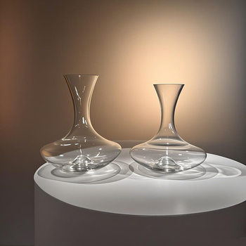 Minimalist Crystal Glass Decanter, High-End Creative Red Wine Wine Divider, Concave Bottom, Multiple Styles Wholesale