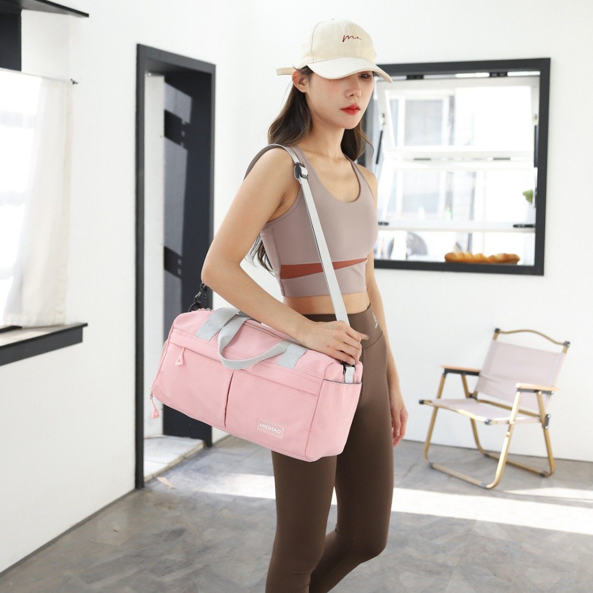 Dry and Wet Separate Gym Bag Women's Portable Large Capacity Travel Bag Short-distance Travel Luggage Bag Men's Sports Swimming Bag