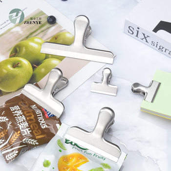 Stainless Steel Seal Clip Milk Powder Bag Clip Food Seal Safety Clip Dovetail Clip T Clip Chip Bag Clips