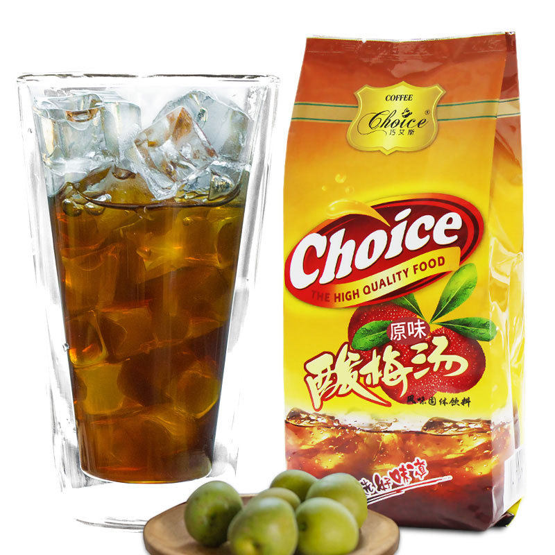 Chuangshi Commercial Original Sour Plum Soup Instant Sour Plum Powder Brewing Juice Beverage 1000g Raw Material