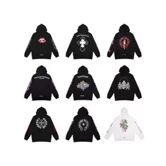 26Ss Correct Version Ch Cross Hooded Sweatshirt Versatile Trendy Fashion