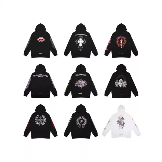26Ss Correct Version Ch Cross Hooded Sweatshirt Versatile Trendy Fashion