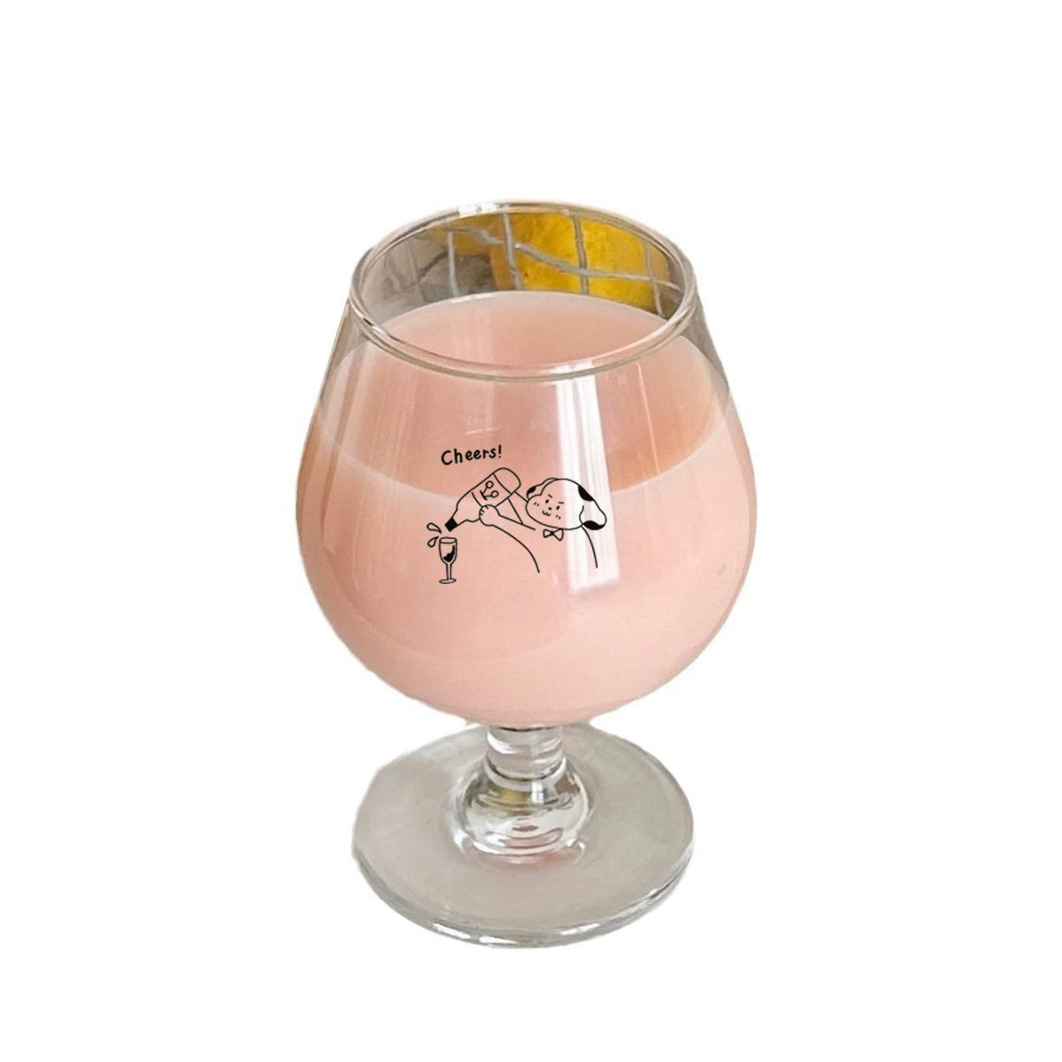 Light Luxury Original Korean Ins Style Glass Goblet Red Wine Glass Liqueur Glass Juice Cup Water Cup Cold Drink Cup Wine Glass