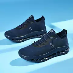 2025 men's shoes fly woven running shoes spring and summer low mesh lightweight breathable cushioning sneaker casual jogging shoes