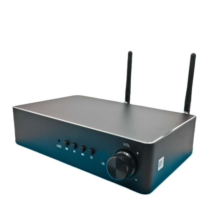Streaming Media Amplifier Integrated Wifi Player 2.1 Bluetooth 5.3 Audiophile-Grade Hifi Stereo Digital Amplifier