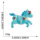 Оригинальная этикетка для компьютерной вышивки mini pony embroidery sticker p самоклеящийся чехол для мобильного телефона diy декоративная накладка-патч-наклейка mini 15