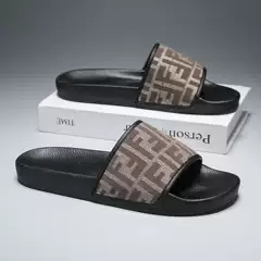 Men's Slippers Hot Style 2025 New Style Boys' Outer Wear Trendy High-End Slippers Non-Slip Home High-End Slippers