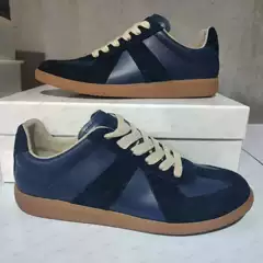 In Stock: German Training Shoes, Winter Men's Shoes, Genuine Leather, Breathable, New Retro Versatile Casual Sports White Shoes