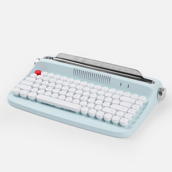 actto Bluetooth wireless office typewriter feel keyboard tablet PC fashion retro round key cap English