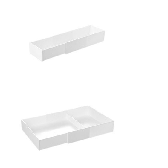 Lazy Corner Drawer Inner Telescopic Storage Box Under Table Sundries Free Dividing Box Kitchen Divider Box Amazon