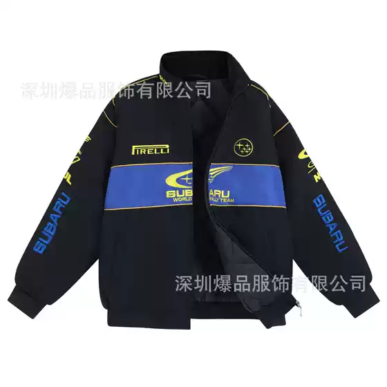F1 Racing Suit Embroidered Jacket European and American Style Motorcycle Riding Jacket Casual Fashion Cotton Jacket Street Jacket Custom-Made