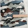 Taiwan Thick Cotton Camouflage Style Abstract Cat Print Fabric Handmade Gold Bag Fabric Pure Cotton Imitation Cotton and Linen