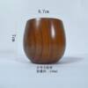 Carbonized Jujube Wood Japanese-Style Wooden Belly Cup Retro Wine Cup Wooden Cup Water Cup Jujube Wood Japanese-Style Wooden Belly Cup
