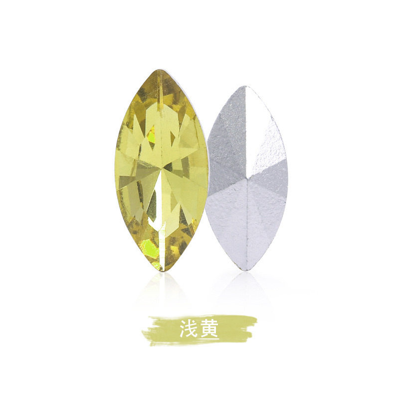 厂家批发现货马眼钻异形水晶玻璃钻尖底钻DIY手机壳美甲饰品配件