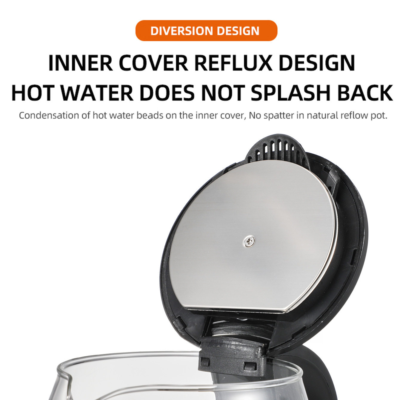 Cross-Border Foreign Trade Us/Eu/Uk/Au/Taiwan/Japan/Korea In-Stock 110V/220V Blue Light Glass Kettle 2L