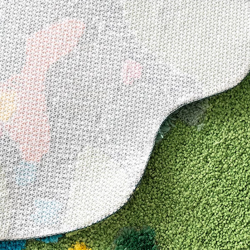 Bedroom Faux Cashmere Carpet, Moss Tufted Flocking Bedside Rug, Children's Room Cooling Mat, Foreign Trade Supply Bay Window Mat