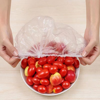 100 plastic wrap cover self-sealing disposable fresh-keeping bag