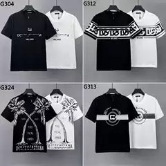 3 Banner Broad Edition Summer Short-sleeved T-shirt 240g Cotton Crewneck T Men's Short-sleeved Jacket Cross-border Half-sleeved T