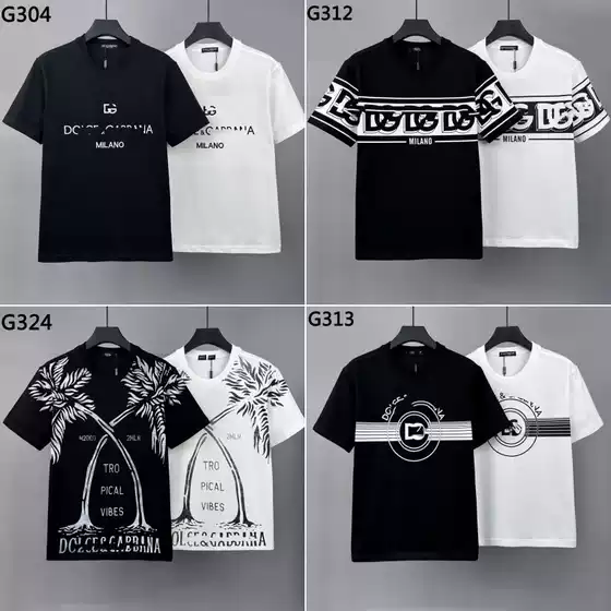 3 Banner Broad Edition Summer Short-sleeved T-shirt 240g Cotton Crewneck T Men's Short-sleeved Jacket Cross-border Half-sleeved T