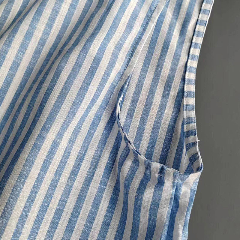 少量 限定 品牌单 蓝白竖条纹卫衣叠穿伴侣假领子女衬衣衬衫,淘宝优惠券,粉丝福利购,淘宝优惠卷