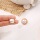 Серебряная игла 925 пробы, корейская версия французских жемчужных сережек с темпераментом, высококачественные серьги с цветами любви, универсальные серьги для женщин оптом mini 107