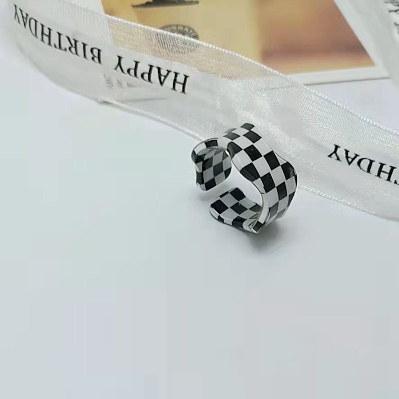 现货树脂醋酸戒指女混合彩色圆形方形指环套装外贸内销指圈批发