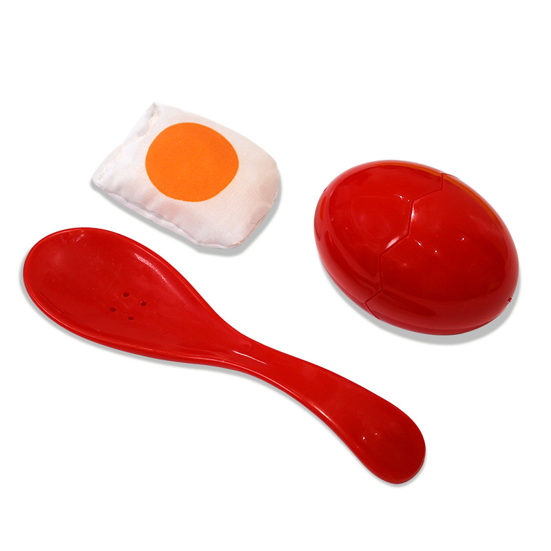 幼儿园平衡棒木勺托蛋游戏户外趣味活动早教感统平衡团建趣味活动