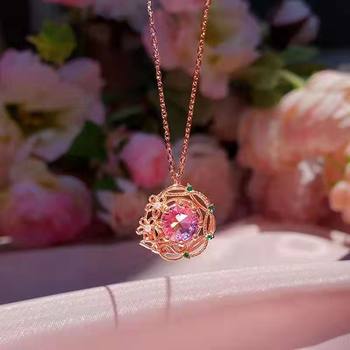 Flowers Four Seasons Necklace Women's ins Color-free Collarbone Chain Light Luxury Niche 2022 New Birthday Gift for Girlfriends