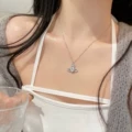 Xl1146-1 silver (titanium steel necklace)