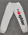 Gray love pants