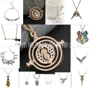 European and American Cross-Border Creative Jewelry Cross-Border Hot-Selling Hourglass Necklace Earrings Series Sweater Chain