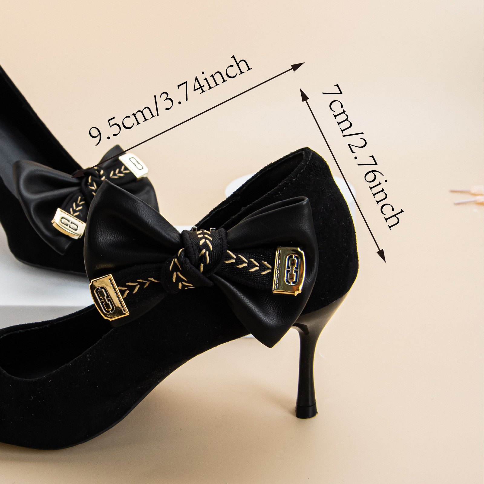 1 Piece Detachable Single-Layer Leather Flower Wheat Ear Buckle Decoration Shoe Buckle Shoe Clip High-Heeled Shoe Decoration