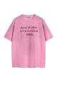 Classic short-sleeve pink and black