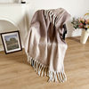 2025 simple Nordic style new tassel blanket retro woven blanket bed end blanket bed sofa towel blanket wholesale