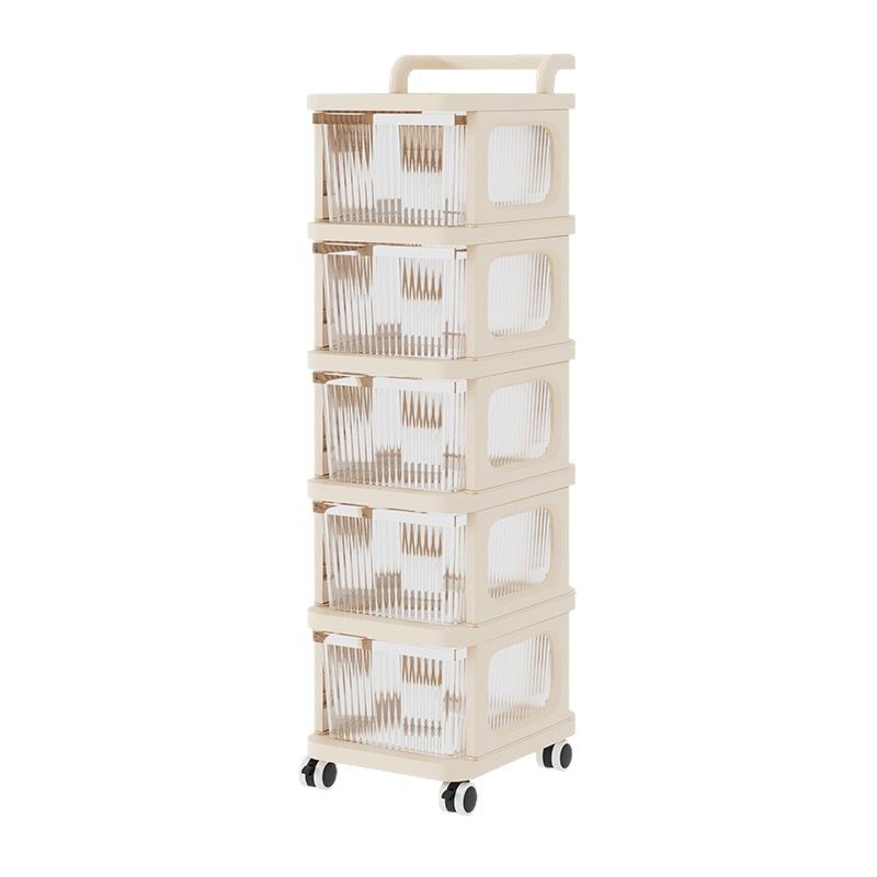 Small trolley storage rack floor ins style living room snack cabinet cosmetics storage cabinet baby supplies storage cabinet
