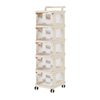 Small trolley storage rack floor ins style living room snack cabinet cosmetics storage cabinet baby supplies storage cabinet