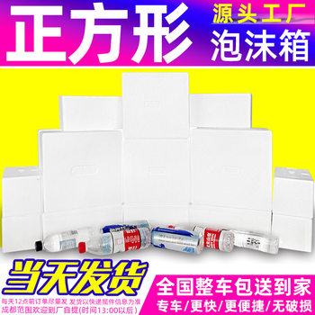 Square foam box fruit seafood insulation refrigerated food express special large and small egg tart fresh-keeping box