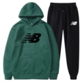 Dark green-black label+black pants-white label